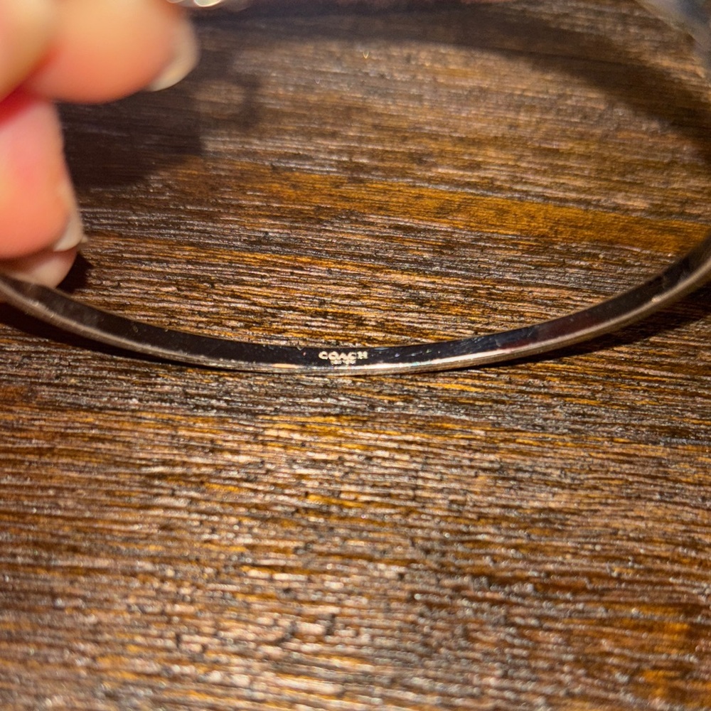 Coach Dainty Silver Bracelet with Charm - Picture 4 of 6